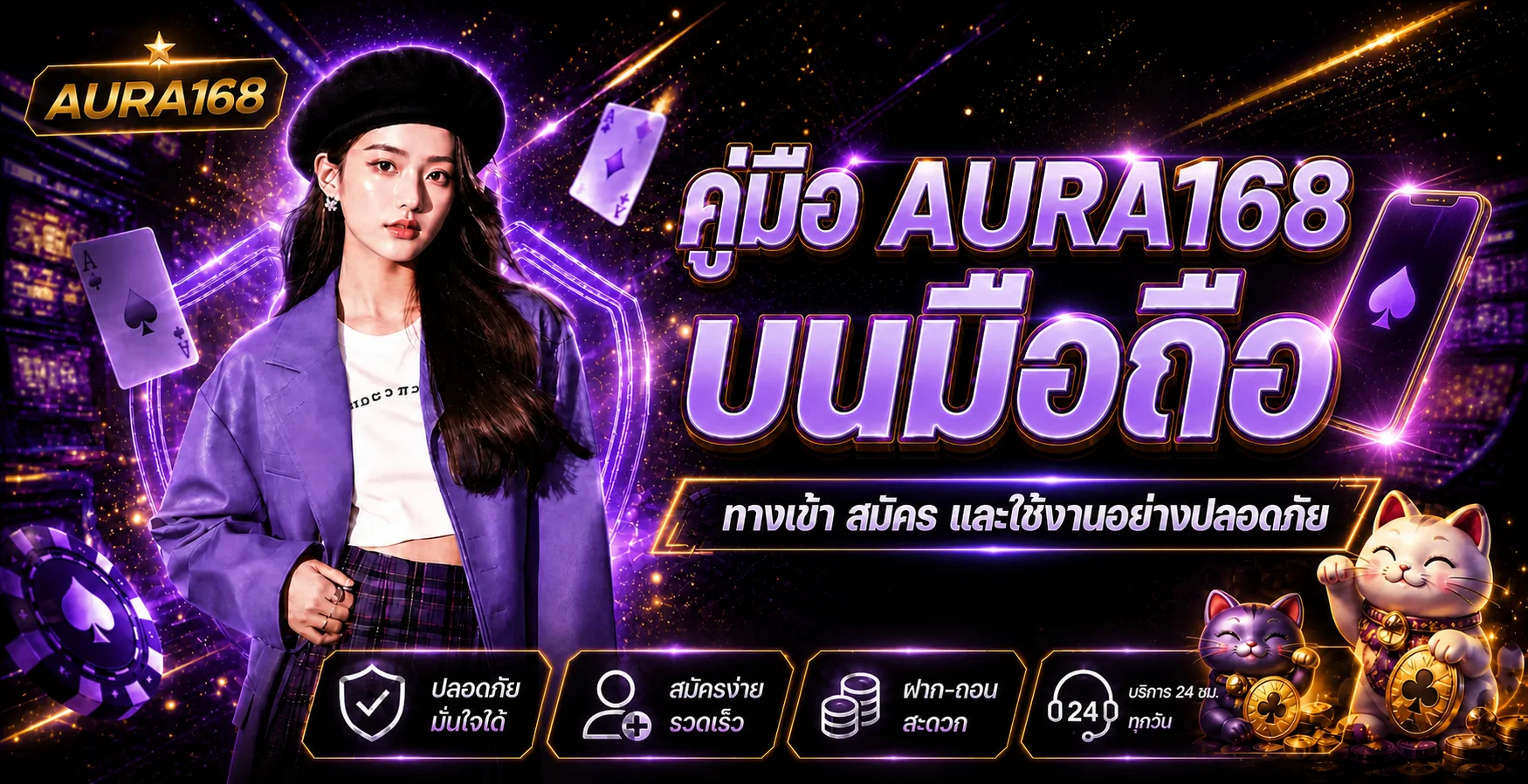 AURA168 มือถือ ทางเข้า สมัคร และใช้งานปลอดภัย